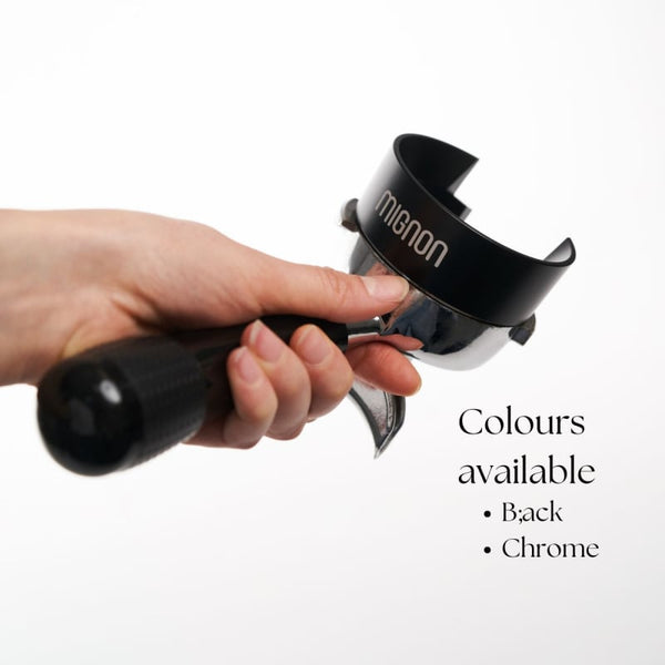 EUREKA MIGNON DOSING FUNNEL - CHROME 58.3 / 57mm - The Coffee Machine Collective