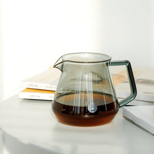 TIMEMORE COFFEE SERVER 360ML - TRANSPARENT BLACK - The Coffee Machine Collective